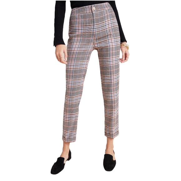 Anthropologie Pants - Anthropologie Malcom Plaid Tapered Pants